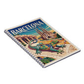 Carnet Barcelone Espagne (Côté Droit)