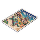 Carnet Barcelone Espagne (Côté gauche)