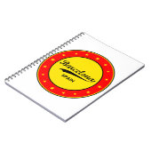 Carnet Barcelone, Espagne, cercle (Côté gauche)