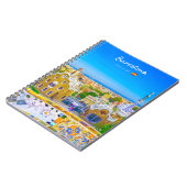 Carnet Barcelone, Espagne - Parc Guell Mosaïque Gaudi (Côté gauche)