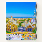 Carnet Barcelone, Espagne - Parc Guell Spirale de mosaïqu (Dos)