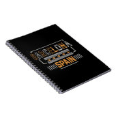 Carnet Barcelone Espagne Typographie Moderne Voyage Desig (Côté Droit)