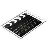 Carnet Bardeau de cinéaste/carnet de notes à spirale (Côté gauche)