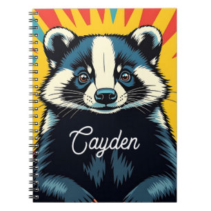Carnet Barman d'Art Cute Pop Personnalisé