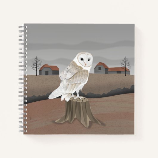 Carnet Barn Owl (Devant)
