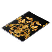Carnet Baroque d'or, éléments ornementaux. (Côté gauche)