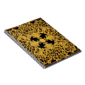 Carnet Baroque léopard, Poster de animal orné (Côté Droit)
