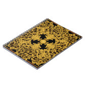 Carnet Baroque léopard, Poster de animal orné (Côté gauche)