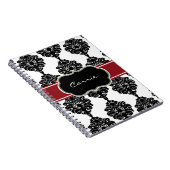 Carnet baroque noir et blanc (Côté Droit)