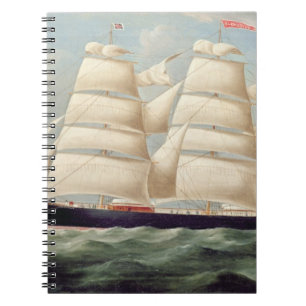 Carnet Barque "Clendovey" de tondeuse (huile sur la