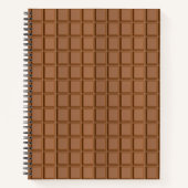 Carnet Barre de bonbons au chocolat au lait (Devant)