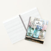 Carnet Barres Mason en fleurs vintages Hydrangea (Intérieur)