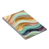 Carnet Barres ondulées couleur bonbon (Côté Droit)