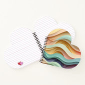 Carnet Barres ondulées couleur bonbon (Intérieur)