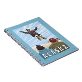 Carnet Barrow, Alaska Blanket Toss Vintage voyage (Côté Droit)