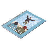 Carnet Barrow, Alaska Blanket Toss Vintage voyage (Côté gauche)