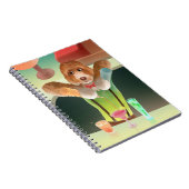 Carnet Bartending Dog in Retro Bar (Côté Droit)