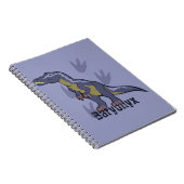 Carnet Baryonyx bleu (Côté Droit)