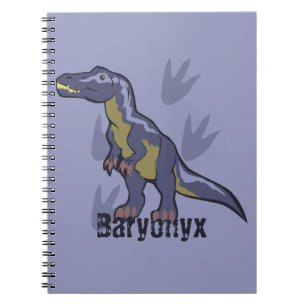 Carnet Baryonyx bleu