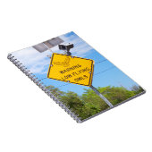 Carnet Bas signe d'avertissement de hiboux de vol (Côté Droit)