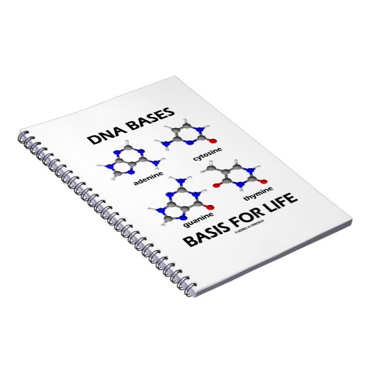 Carnet Base de base d'ADN pour la structure moléculaire d (Côté Droit)