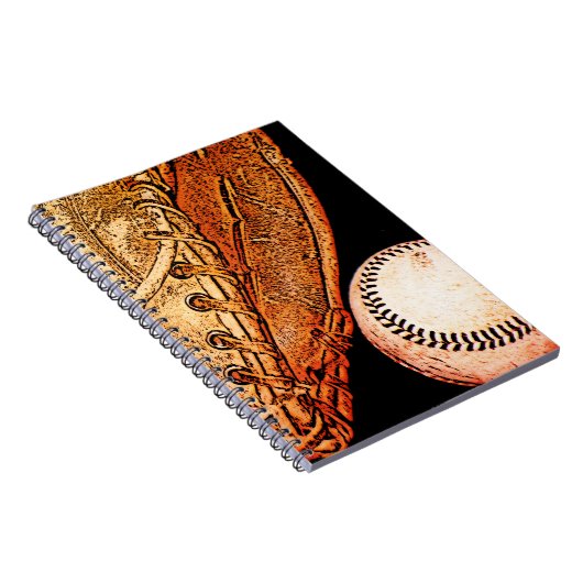 Carnet Basebal et gant (Côté Droit)