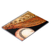 Carnet Basebal et gant (Côté gauche)