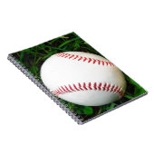 Carnet Baseball blanc avec points rouges (Côté Droit)