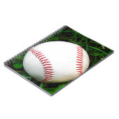 Carnet Baseball blanc avec points rouges (Côté gauche)