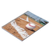 Carnet Baseball et terrain de baseball (Côté gauche)