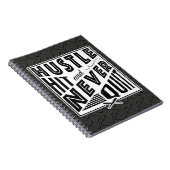 Carnet Baseball Hustle Hit & Never Quitter Note Pad (Côté Droit)