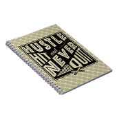 Carnet Baseball Hustle Hit & Never Quitter Note Pad (Côté Droit)