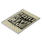 Carnet Baseball Hustle Hit & Never Quitter Note Pad (Côté gauche)