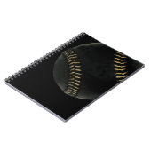 Carnet baseball noir (Côté gauche)