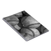 Carnet Baseball noir et blanc (Côté Droit)