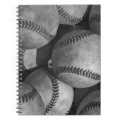 Carnet Baseball noir et blanc (Devant)