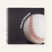 Carnet Baseball personnalisé (Devant)