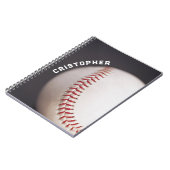 Carnet Baseball personnalisé (Côté gauche)