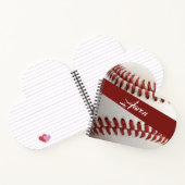 Carnet Baseball Personnalisé (Intérieur)