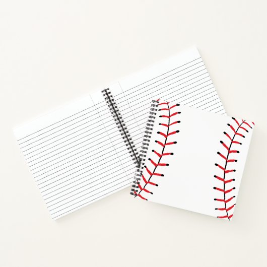 Carnet Baseball Seams Sport Style Baseball Thème (Intérieur)