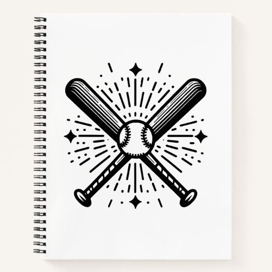 Carnet baseball vintage (Devant)