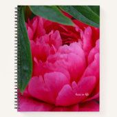 Carnet Bashful Pink Peony (Devant)