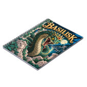 Carnet Basilic, Monstre de découpe de papier (Côté gauche)