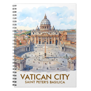 Carnet Basilique Saint-Pierre personnalisée Cité du Vatic