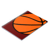 Carnet basket-ball (balle) (Côté gauche)