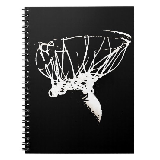 Carnet Basket-ball Black White Pop Art (Devant)