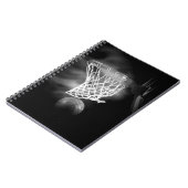 Carnet Basket-ball noir et blanc (Côté gauche)