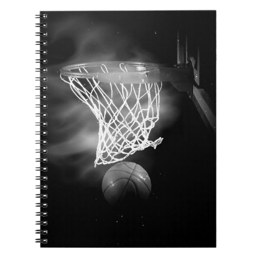Carnet Basket-ball noir et blanc (Devant)
