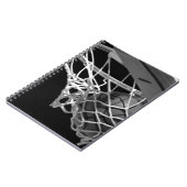 Carnet Basket-ball noir et blanc (Côté gauche)