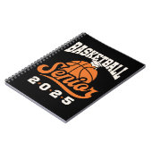 Carnet Basketball de classe supérieure de 2025 Graduation (Côté gauche)